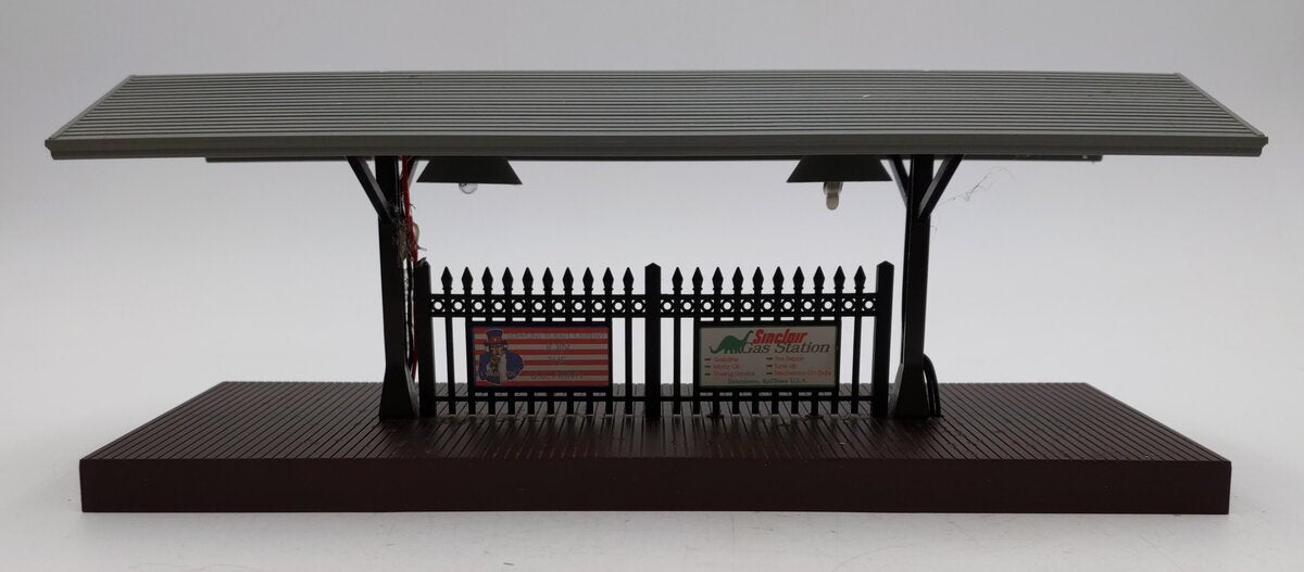 MTH 30-9006 O Gauge Passenger Station Platform (Gray Roof/Brown Base) LN/Box
