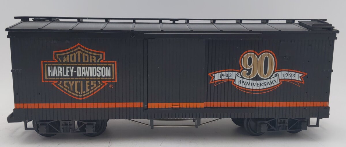 LGB 4067-HD G Scale Harley Davidson Ltd. Edition Boxcar EX