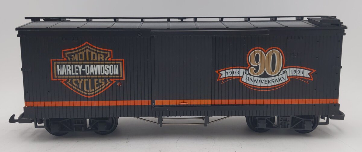 LGB 4067-HD G Scale Harley Davidson Ltd. Edition Boxcar EX