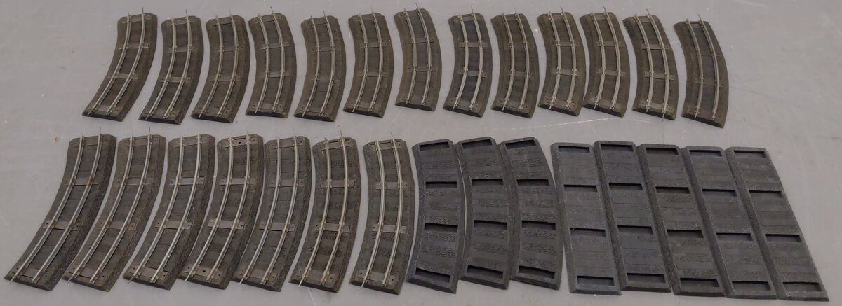 American Flyer 726 & 727 Vintage S Rubber Roadbeds With & Without Track [28] VG