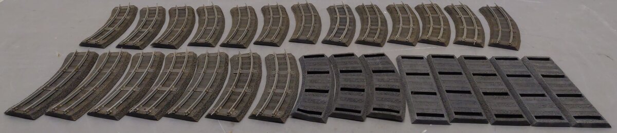 American Flyer 726 & 727 Vintage S Rubber Roadbeds With & Without Track [28] VG