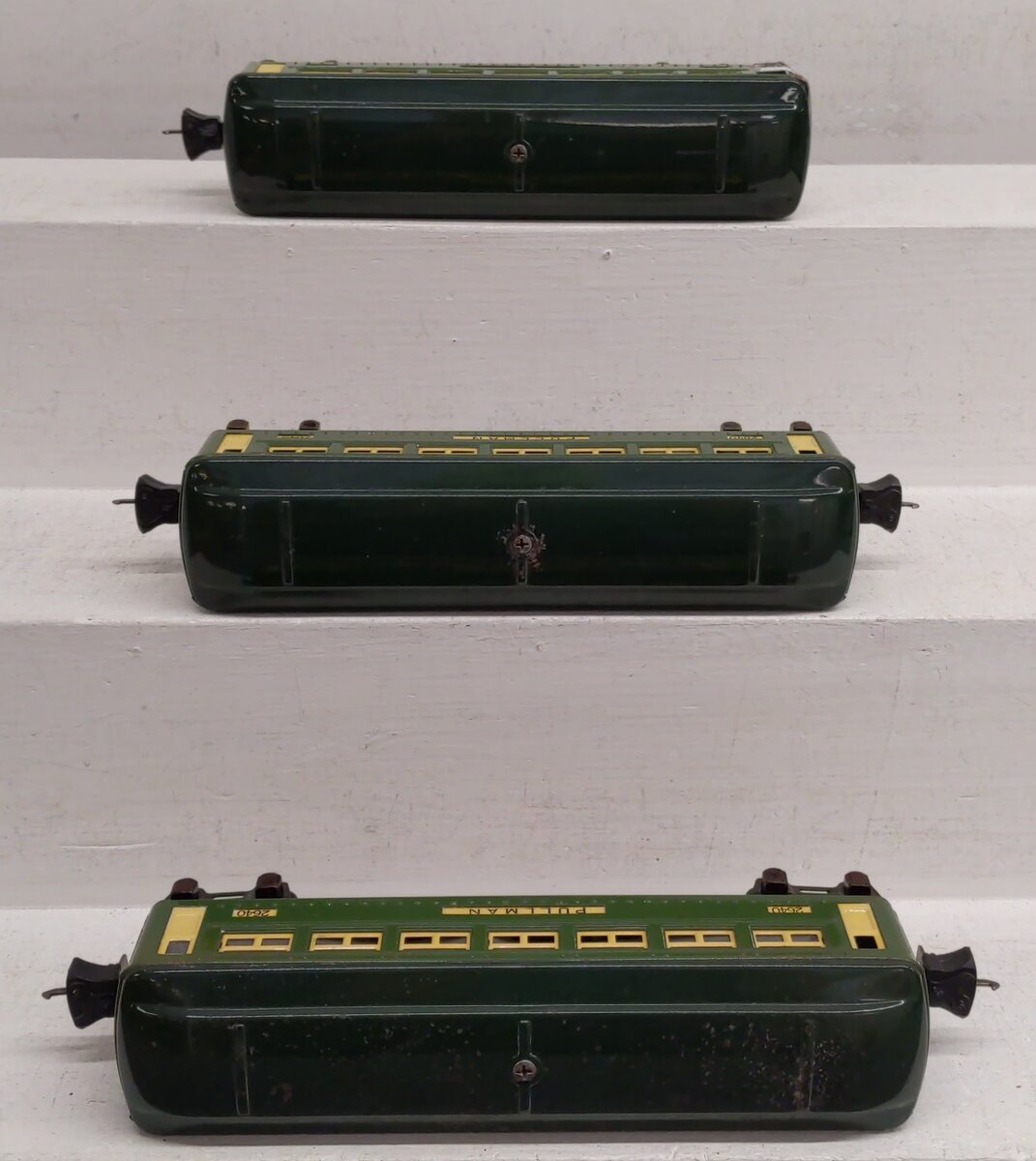 Lionel Vintage O Gauge Passenger Cars: 2640, 2640, 2641 [3] VG/Box