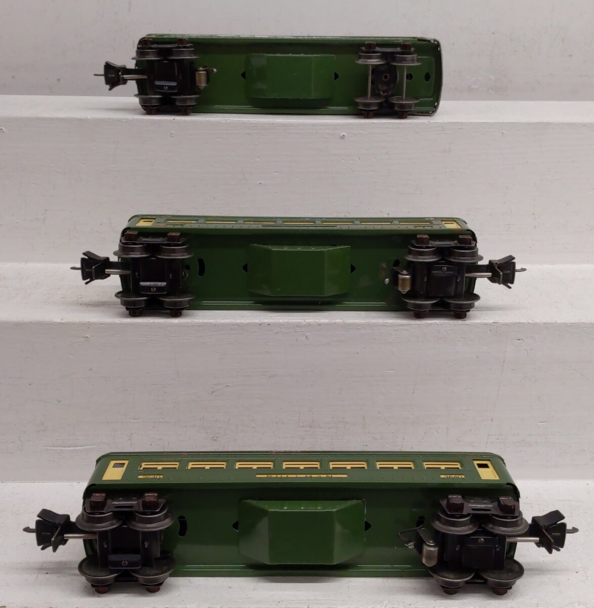 Lionel Vintage O Gauge Passenger Cars: 2640, 2640, 2641 [3] VG/Box