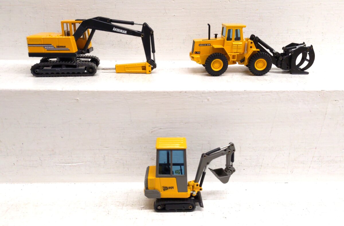 Joal Assorted Diecast Construction Toys [3] LN