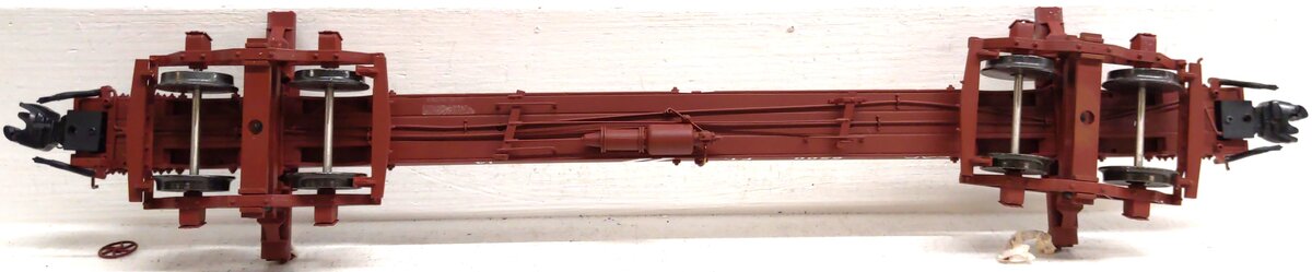 AMS AM32-151 1:20.3 Scale Westside Long Logging Car #14 EX/Box