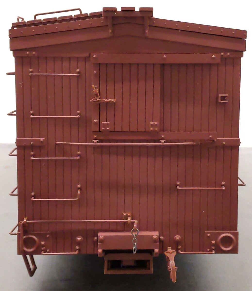 Bachmann 88699 1:20.3 Scale Undecorated Box Car w/Murphy Roof & Data VG