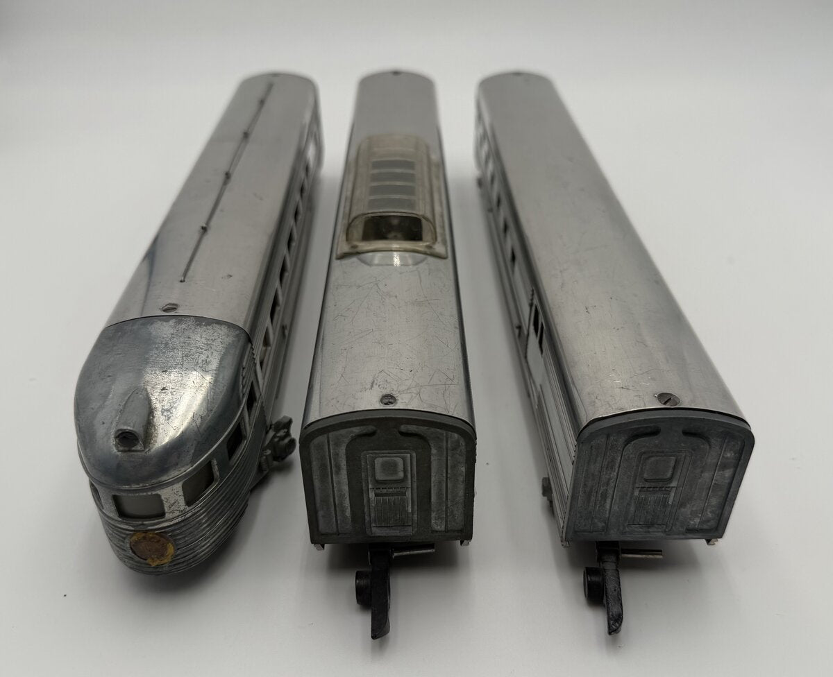 American Flyer Vintage S Gauge Passenger Cars: 660, 662 & 663 [3] VG