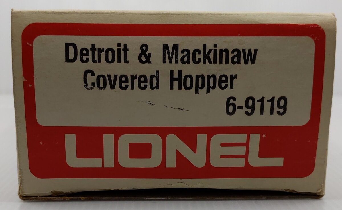 Lionel 6-9119 O Gauge Detroit & Mackinac Covered Hopper LN/Box