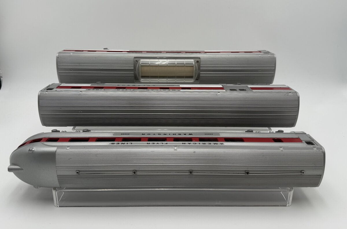 American Flyer Vintage S Gauge Passenger Cars: 24773, 24813 & 24833 [3] VG