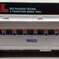 Lionel 6-16023 O Gauge Amtrak Streamlined Passenger Car #16023 EX/Box