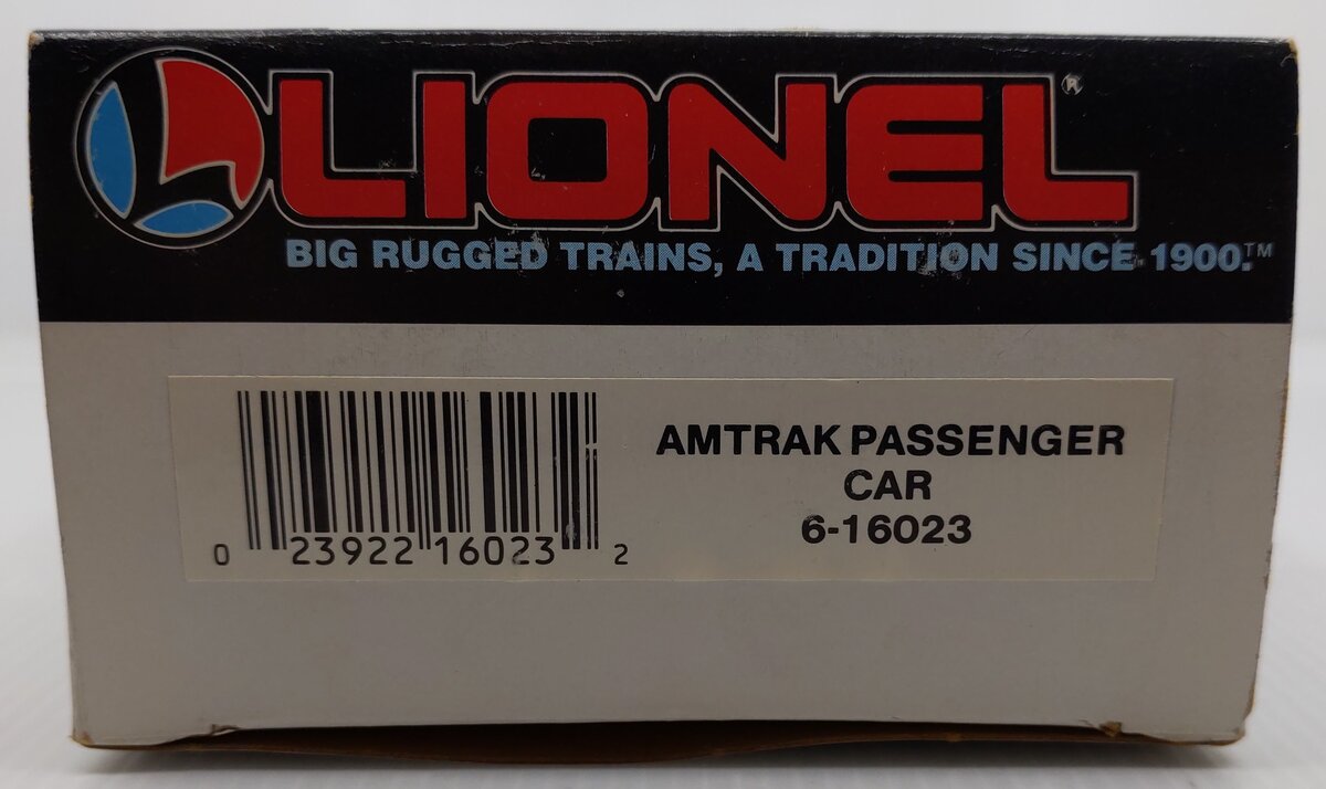 Lionel 6-16023 O Gauge Amtrak Streamlined Passenger Car #16023 EX/Box