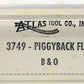 Atlas 3749 N Scale Baltimore & Ohio Piggy Back Flat #8709 w/B&O Toffee Trailers LN/Box