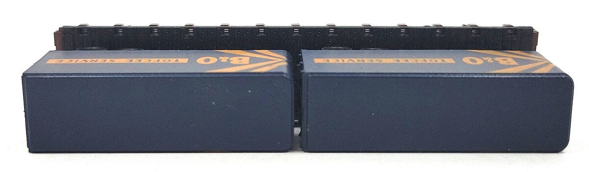 Atlas 3749 N Scale Baltimore & Ohio Piggy Back Flat #8709 w/B&O Toffee Trailers LN/Box
