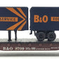 Atlas 3749 N Scale Baltimore & Ohio Piggy Back Flat #8709 w/B&O Toffee Trailers LN/Box