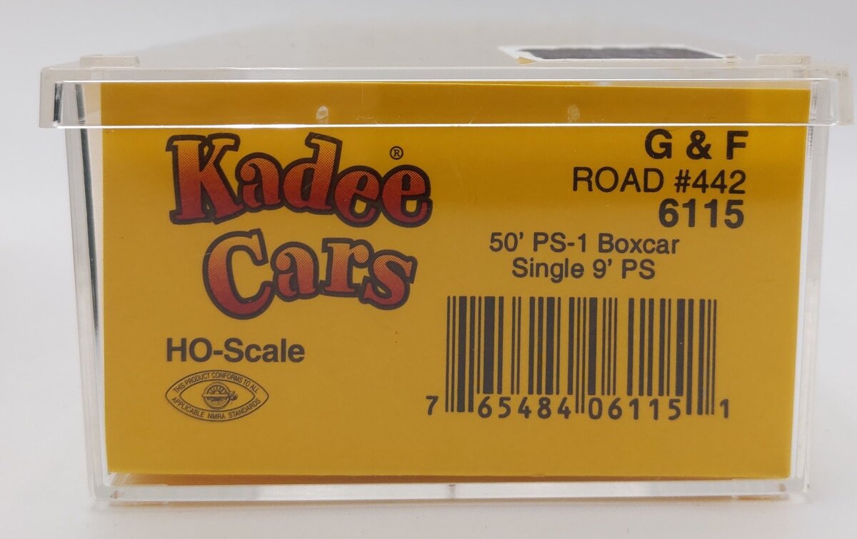 Kadee 6115 HO Georgia & Florida 50' PS-1 Boxcar #442 EX/Box