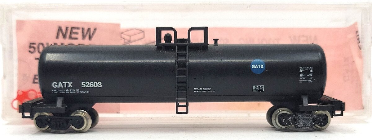 Roundhouse 8441 N Scale GATX 50' Modern Tank Car #52603 VG/Box