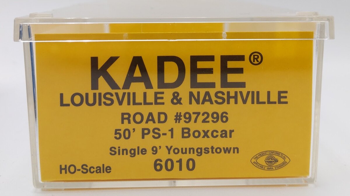 Kadee 6010 HO Scale Louisville & Nashville 50' PS-1 Boxcar #97296 EX/Box
