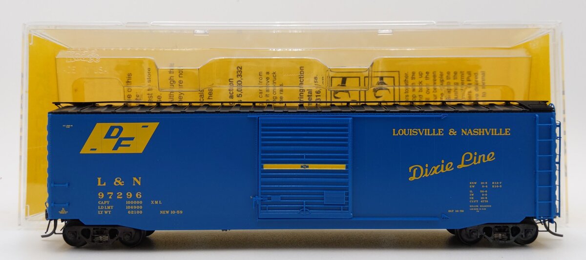 Kadee 6010 HO Scale Louisville & Nashville 50' PS-1 Boxcar #97296 EX/Box