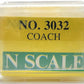 Model Power N Scale 3032 Santa Fe 75' Streamline Coach Passenger Car LN/Box