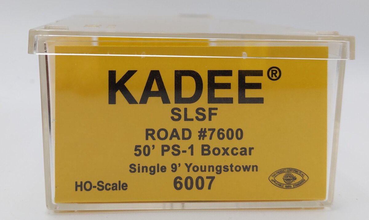 Kadee 6007 HO Frisco 50' PS-1 Boxcar #7600 EX/Box