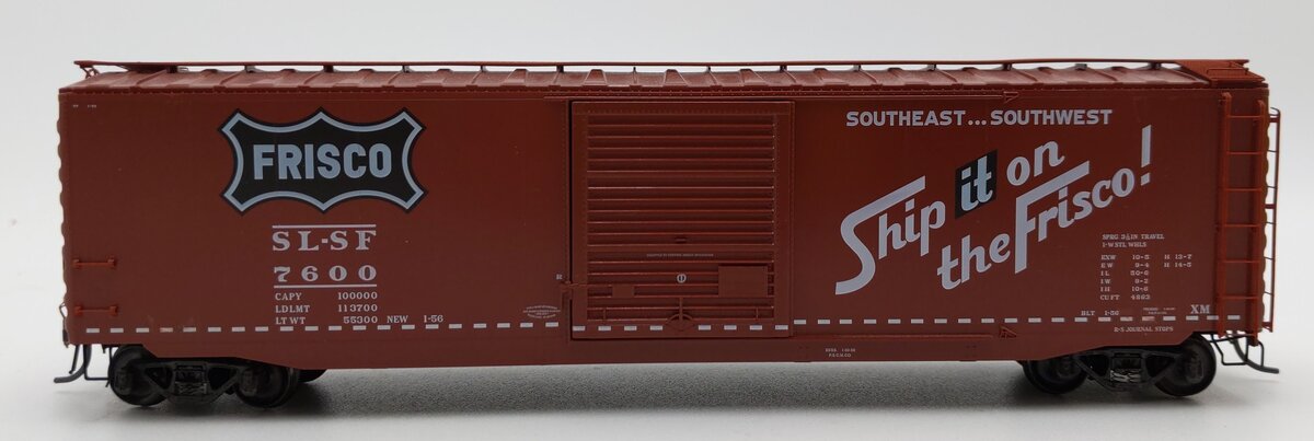 Kadee 6007 HO Frisco 50' PS-1 Boxcar #7600 EX/Box