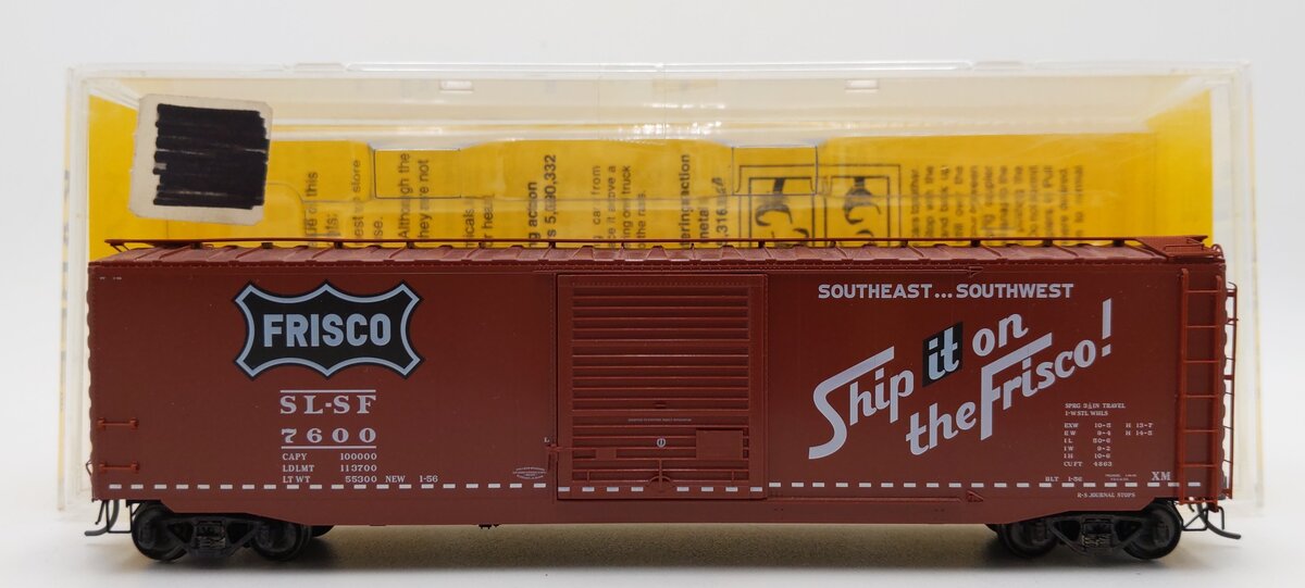 Kadee 6007 HO Frisco 50' PS-1 Boxcar #7600 EX/Box