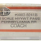 Con-Cor 0003-5241B N Pennsylvania Heavyweight Passenger Car #5754 LN/Box