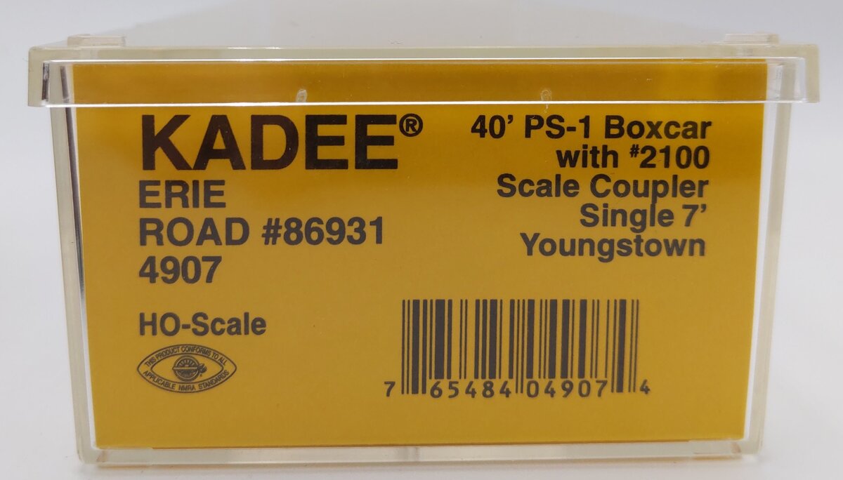 Kadee 4907 HO Scale Erie 40' PS-1 Boxcar #86931 EX/Box