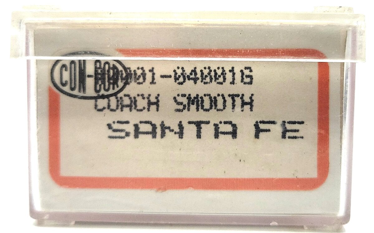 Con-Cor 0001-040016 N Scale Santa Fe smoothside Coach Car LN/Box
