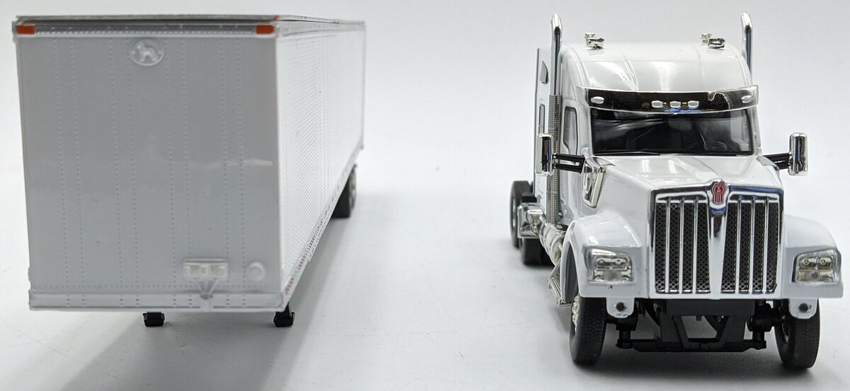 Tonkin 1:50 Diecast Kenworth W900L Tractor w/Box Van Trailer VG/Box