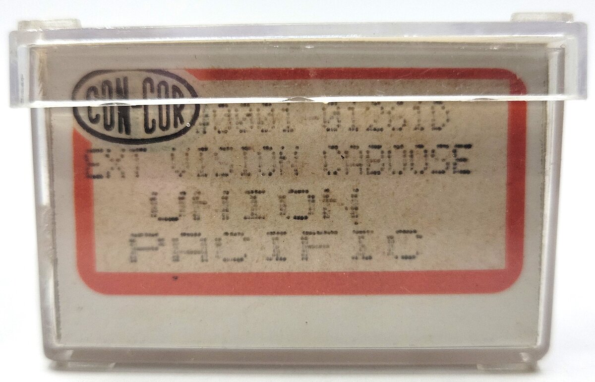 Con-Cor 0001-01261D N Scale UP Extended Vision Caboose EX/Box