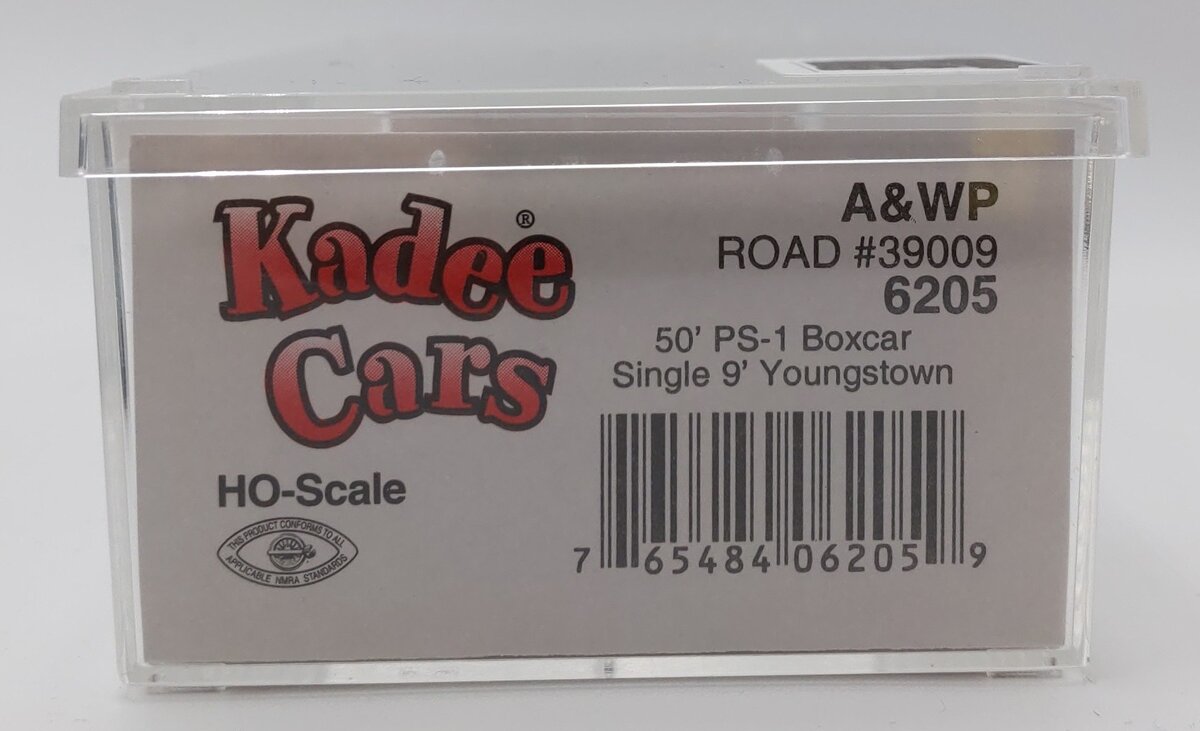 Kadee 6205 HO Atlanta & West Point 50' PS-1 Boxcar #39009 EX/Box