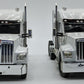 Tonkin 1:50 Diecast Kenworth W990 Sleeper Cab Set of Two - White VG/Box