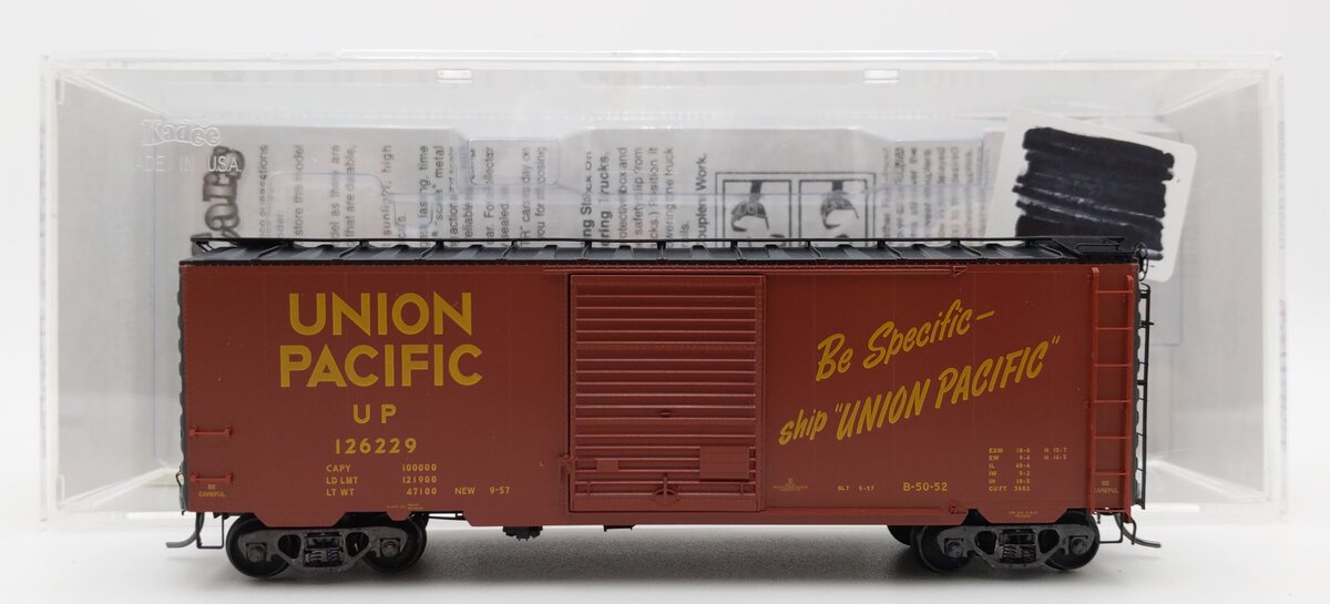 Kadee 5279 HO Union Pacific 40' PS-1 Single 8' Youngstown Door Boxcar #126229 EX/Box