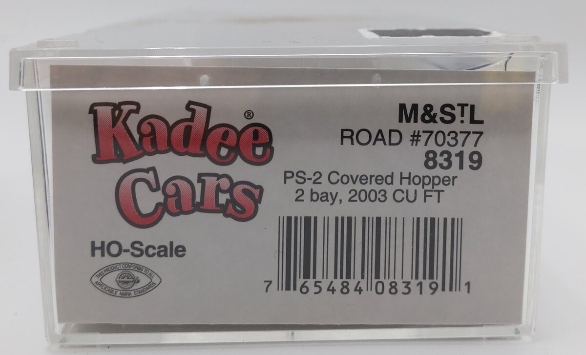 Kadee 8319 HO M&StL 2-Bay Hopper #70377 EX/Box
