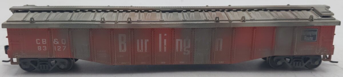 Roundhouse 82109 HO Chicago, Burlington and Quincy 50' Covered Gondola #83127