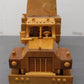 Unknown Manufacturer All Wood Tractor Trailer Handmade Opening Hood EX