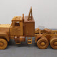 Unknown Manufacturer All Wood Tractor Trailer Handmade Opening Hood EX