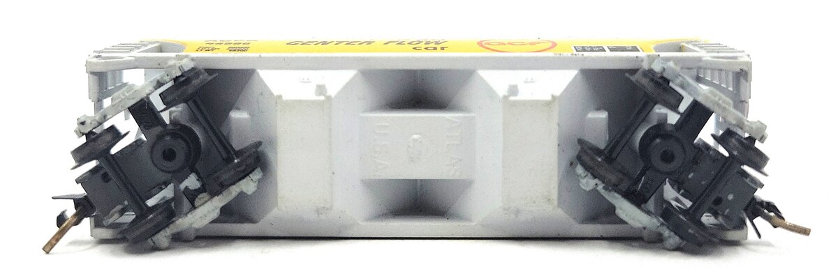 Atlas 3901 N Scale ACF Demonstrator 2 Bay Centerflow Hopper #44586 EX/Box