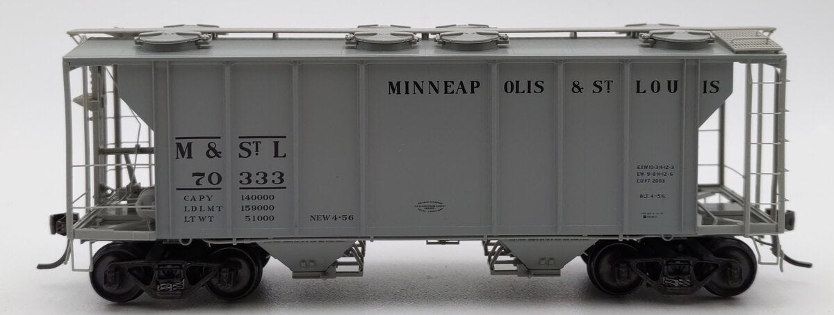 Kadee 8318 HO M&StL PS-2 2-Bay Covered Hopper #70333 EX/Box