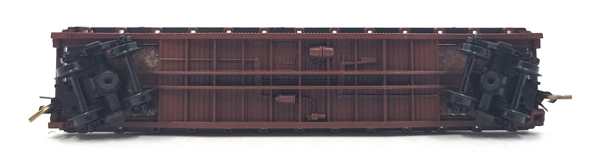 Atlas 3772 N Scale Chicago & Northwestern 40' Trailer On Flat Car #45865 LN/Box