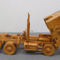 Unknown Manufacturer All Wood Tractor Trailer Handmade Open Cab & Running Wheels EX