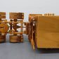 Unknown Manufacturer All Wood Tractor Trailer Handmade Open Cab & Running Wheels EX