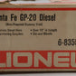Lionel 6-8355 O Gauge Santa Fe GP-20 Non-Powered Diesel Locomotive w/Horn #8355 VG/Box