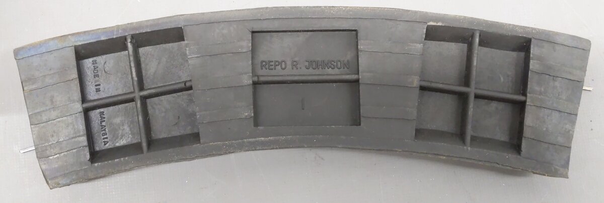 American Flyer 727 Vintage S Curved Rubber Roadbed Sections w/ Track (20) VG