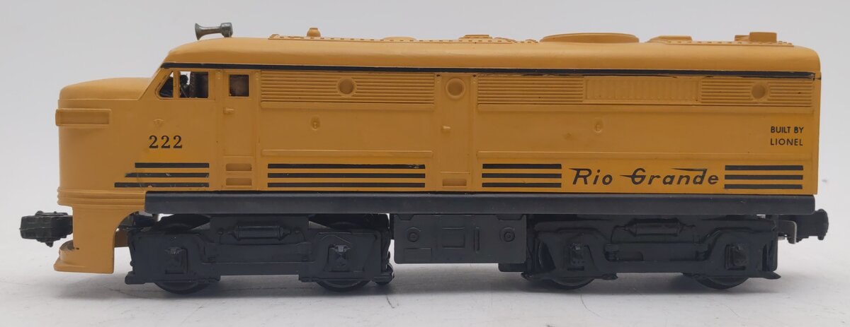 Lionel 222 Vintage O Rio Grande Alco A Unit Diesel Locomotive EX