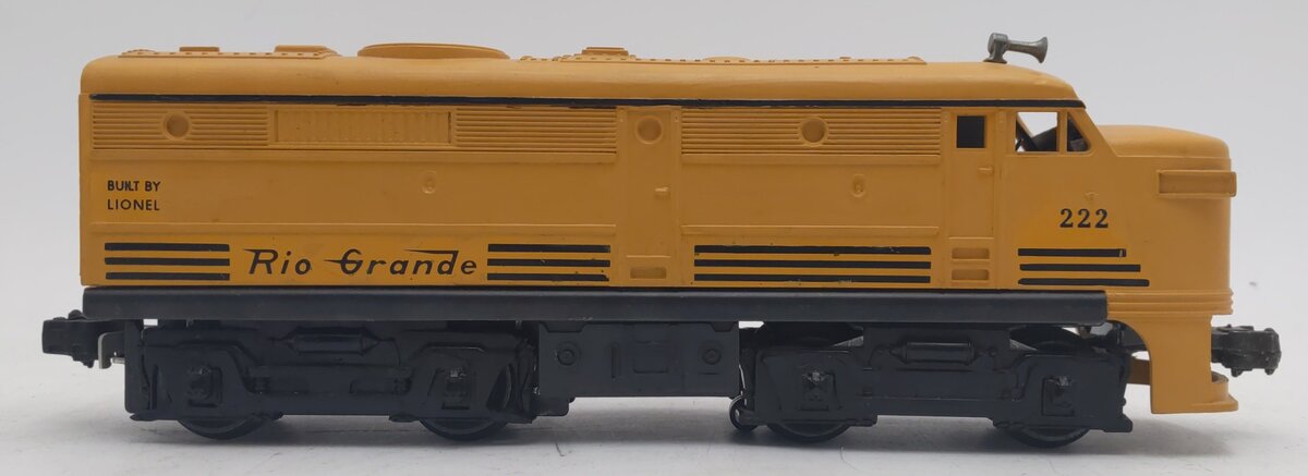 Lionel 222 Vintage O Rio Grande Alco A Unit Diesel Locomotive EX