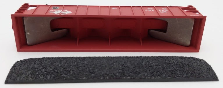 Trainworx Inc. 2403-26 N Scale MP 100-Ton Quad 4-Bay Hopper Car #582287 w Coal LN/Box
