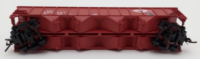 Trainworx Inc. 2403-26 N Scale MP 100-Ton Quad 4-Bay Hopper Car #582287 w Coal LN/Box