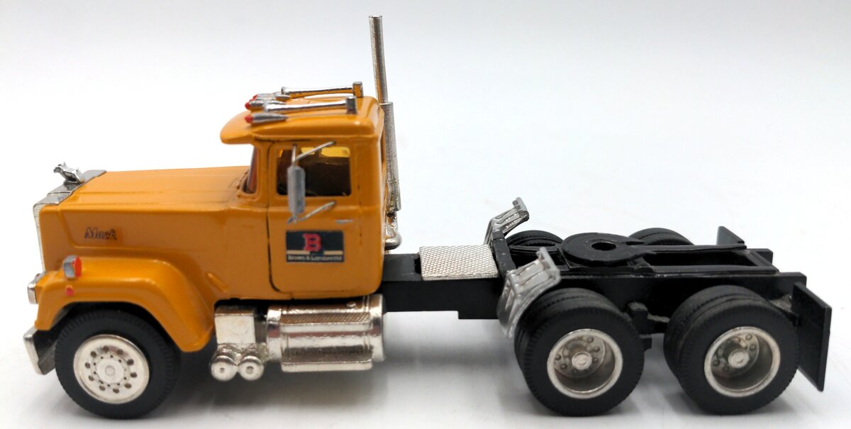 Alan Smith Models 1:48 Mack R Day Cab Semi Tractor - Brown & Lambrecht EX